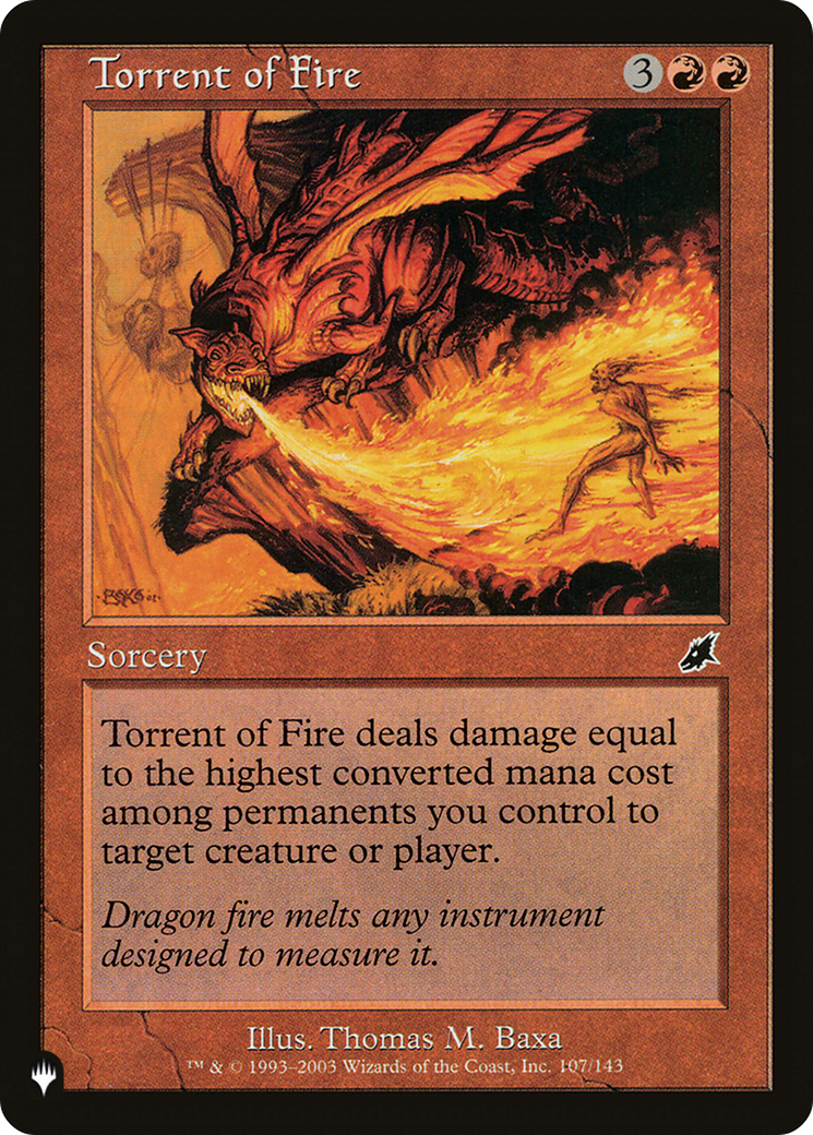 Torrent of Fire [The List Reprints] | Gamer Loot