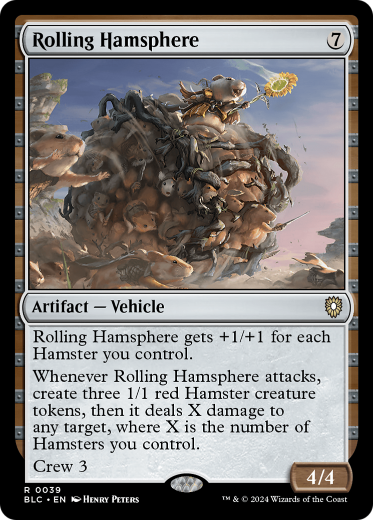 Rolling Hamsphere [Bloomburrow Commander] | Gamer Loot