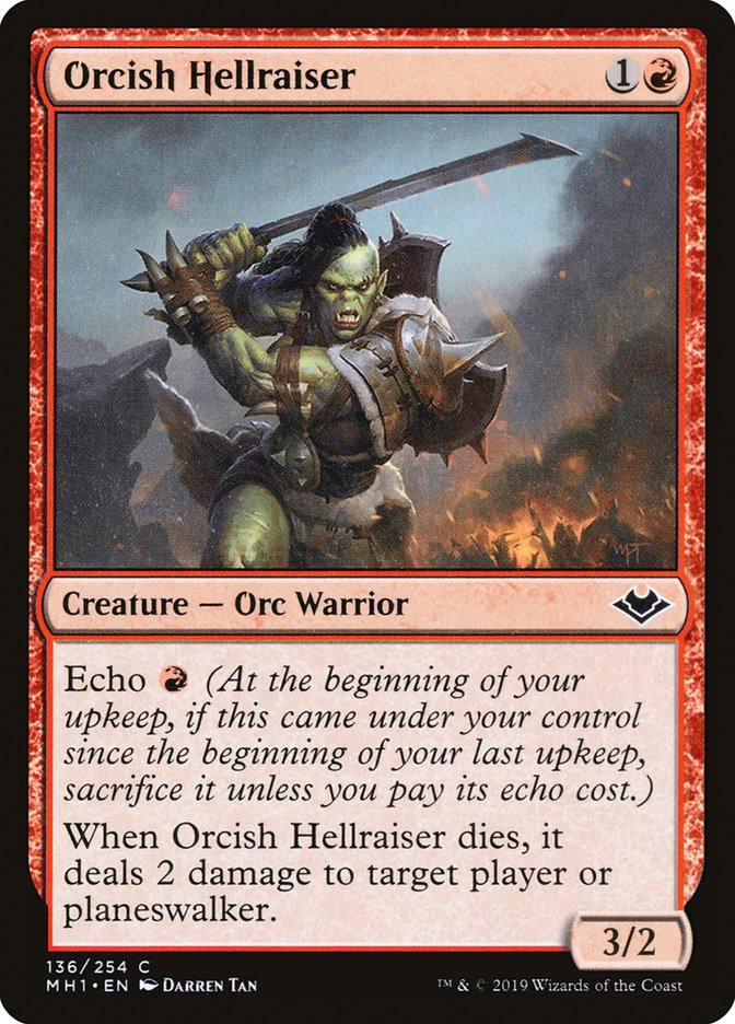 Orcish Hellraiser [Modern Horizons] | Gamer Loot