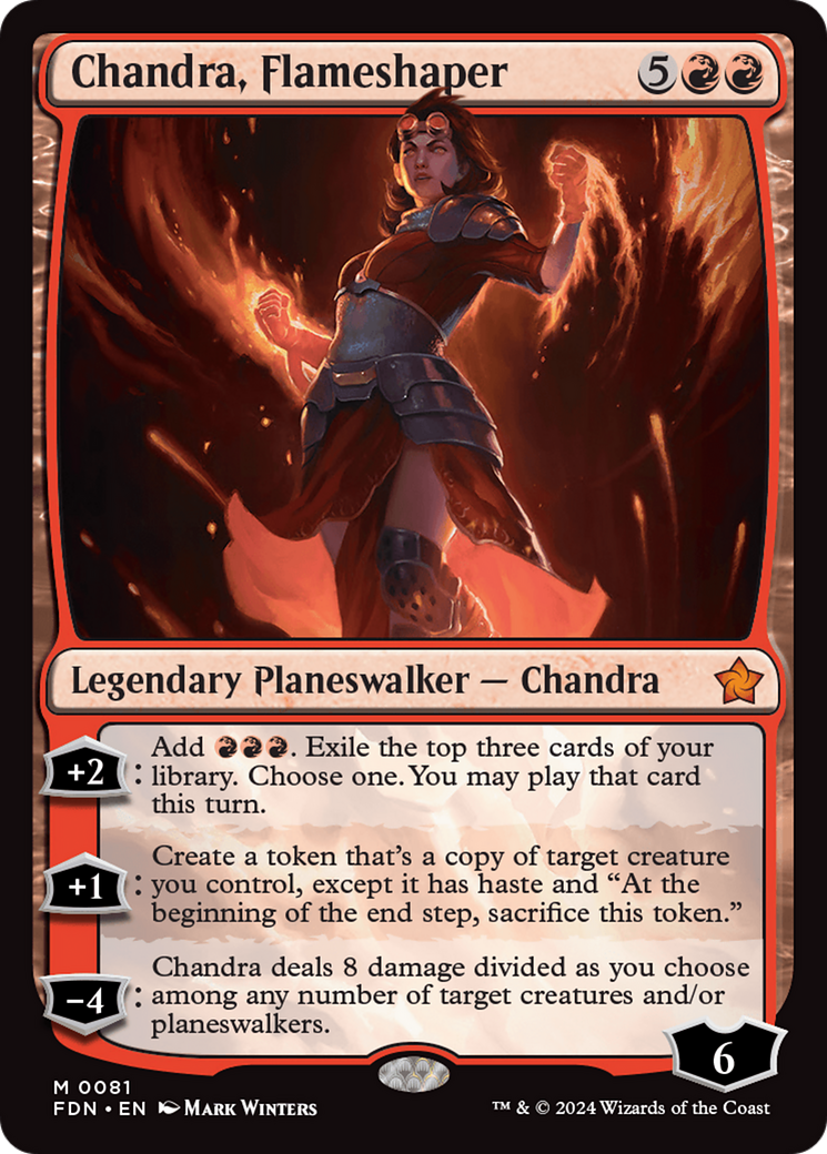 Chandra, Flameshaper [Foundations] | Gamer Loot