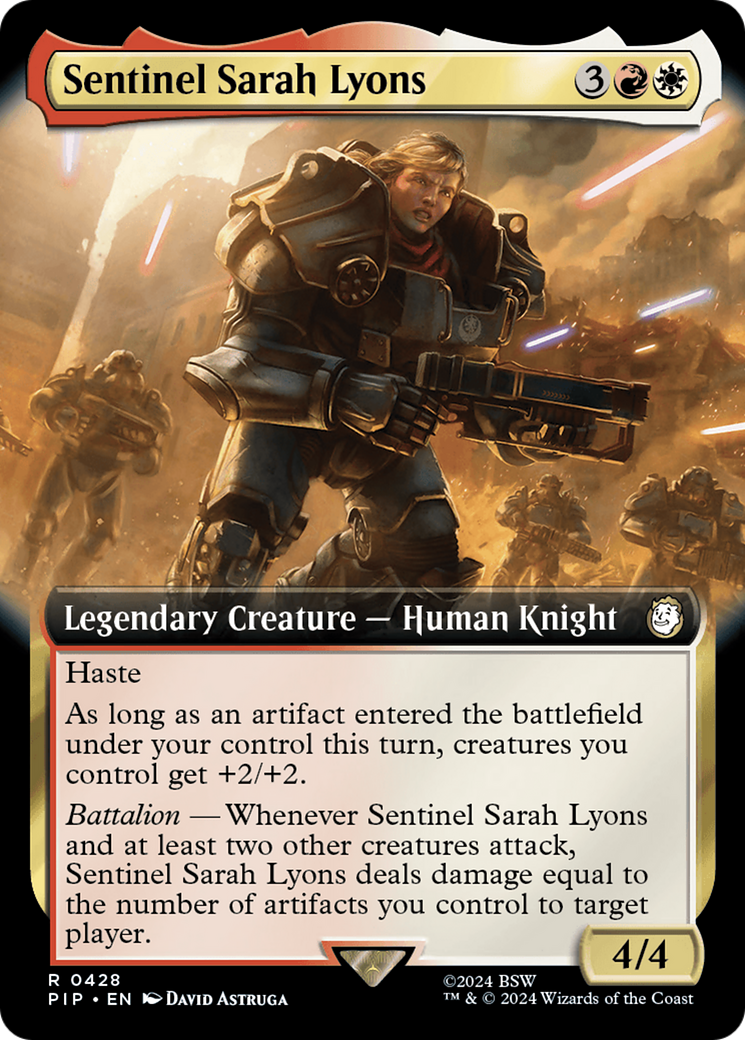 Sentinel Sarah Lyons (Extended Art) [Fallout] | Gamer Loot