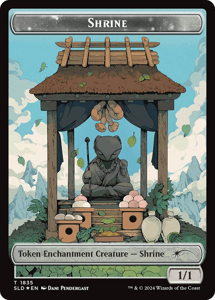 Shrine Token (Rainbow Foil) [Secret Lair: From Cute to Brute Tokens] | Gamer Loot