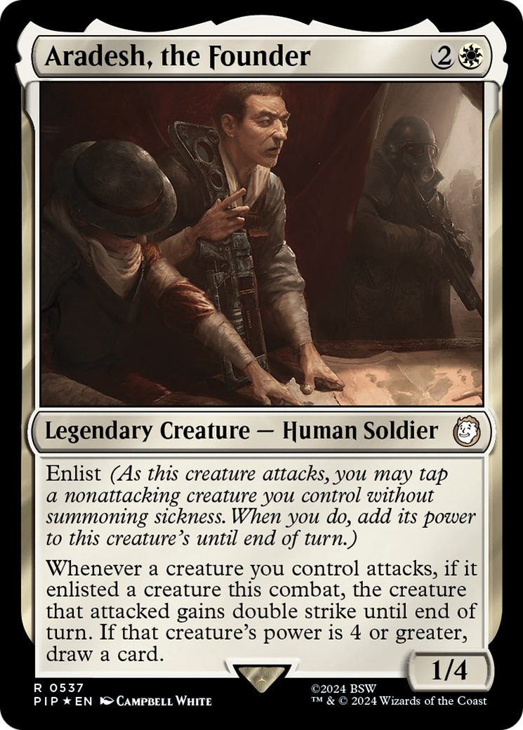 Aradesh, the Founder (Surge Foil) [Fallout] | Gamer Loot