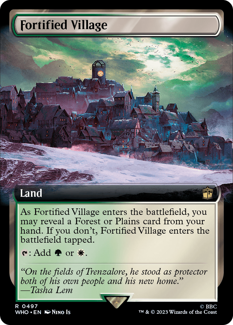 Fortified Village (Extended Art) [Doctor Who] | Gamer Loot