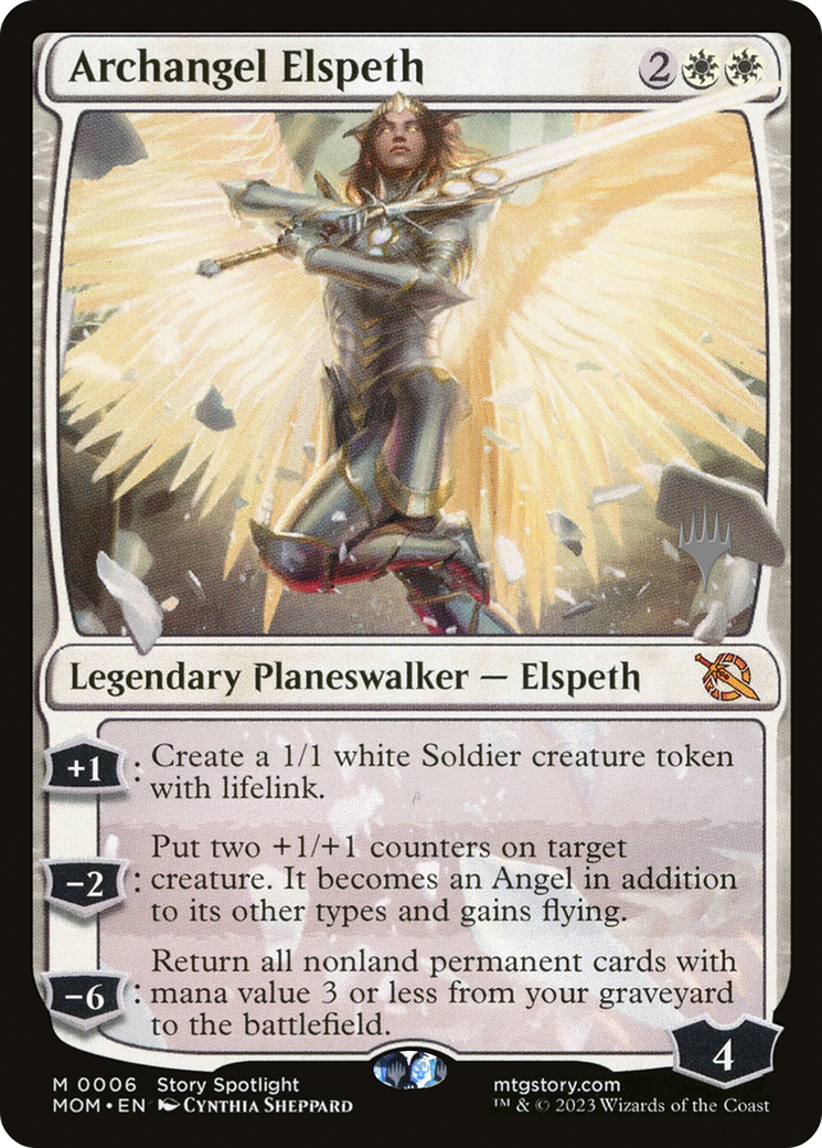 Archangel Elspeth (Promo Pack) [March of the Machine Promos] | Gamer Loot