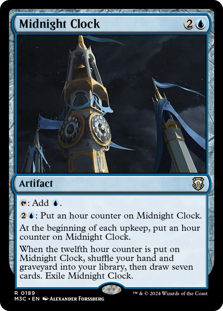 Midnight Clock [Modern Horizons 3 Commander] | Gamer Loot