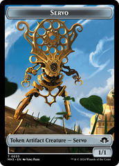 Phyrexian Myr // Servo Double-Sided Token [Modern Horizons 3 Commander Tokens] | Gamer Loot