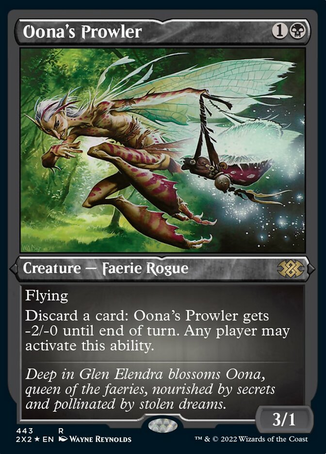 Oona's Prowler (Foil Etched) [Double Masters 2022] | Gamer Loot