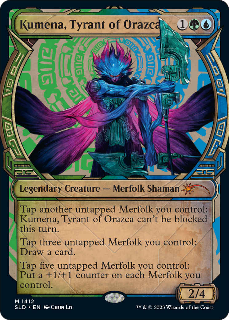 Kumena, Tyrant of Orazca (Rainbow Foil) [Secret Lair Drop Series] | Gamer Loot