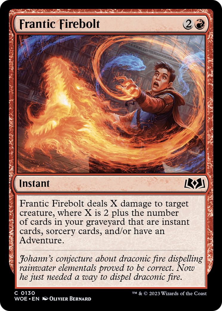 Frantic Firebolt [Wilds of Eldraine] | Gamer Loot