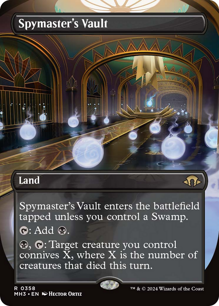 Spymaster's Vault (Borderless) [Modern Horizons 3] | Gamer Loot