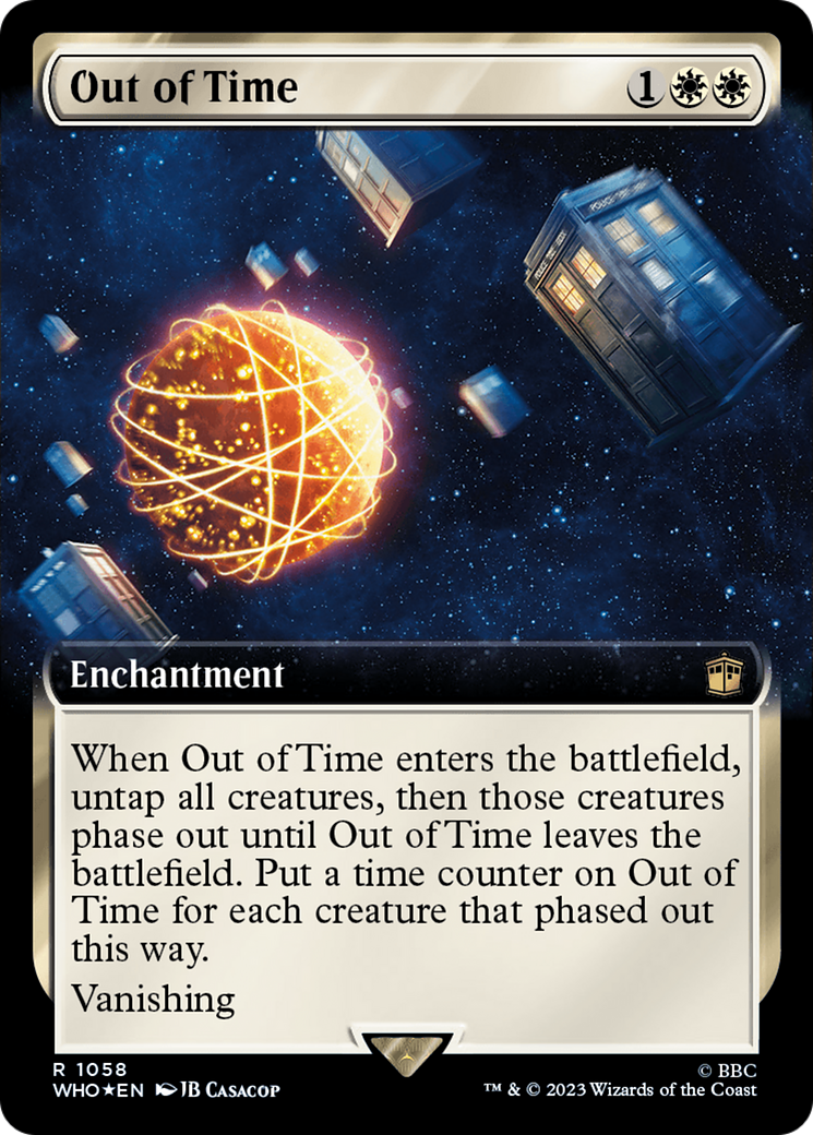 Out of Time (Extended Art) (Surge Foil) [Doctor Who] | Gamer Loot