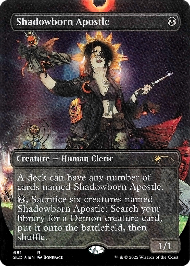 Shadowborn Apostle (681) (Borderless) [Secret Lair Drop Promos] | Gamer Loot