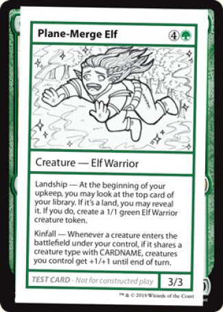 Plane-Merge Elf (2021 Edition) [Mystery Booster Playtest Cards] | Gamer Loot