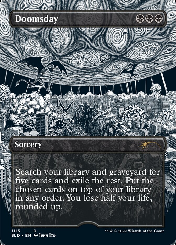 Doomsday (Borderless Etched Foil) [Secret Lair Drop Series] | Gamer Loot