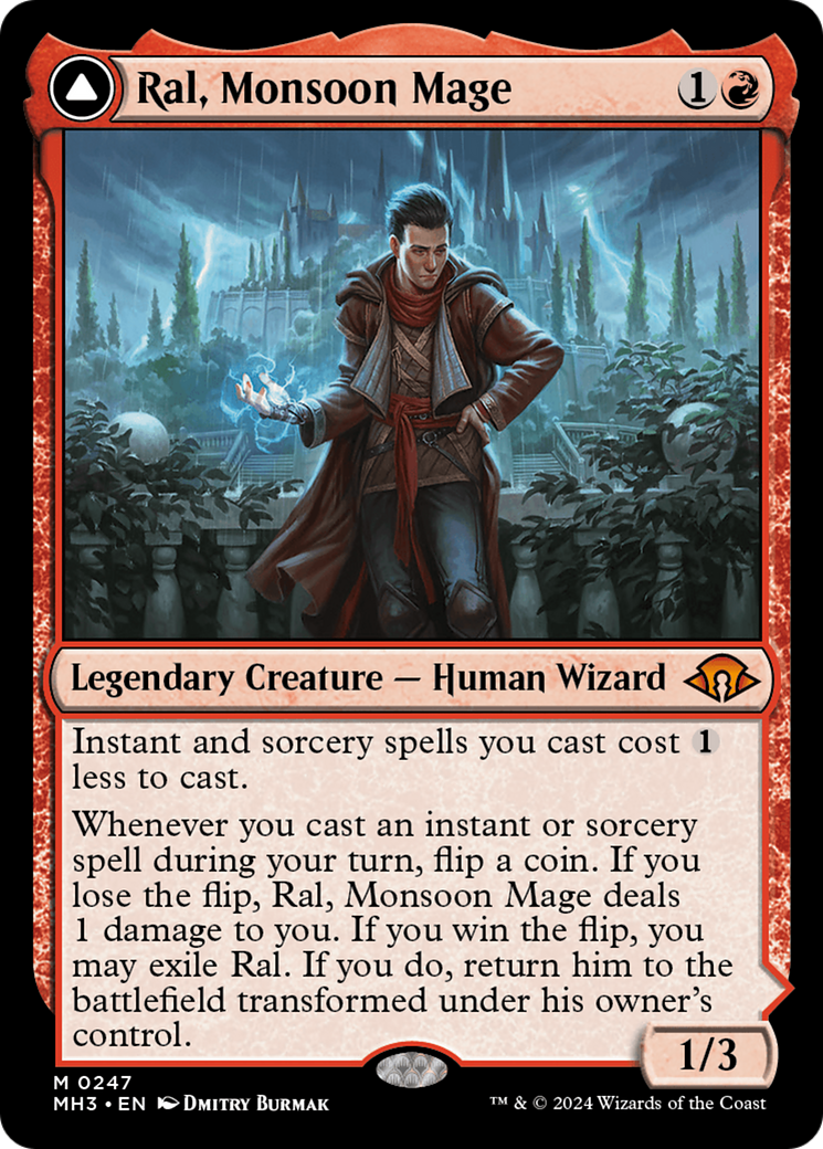 Ral, Monsoon Mage // Ral, Leyline Prodigy [Modern Horizons 3] | Gamer Loot