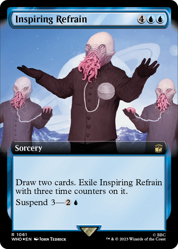 Inspiring Refrain (Extended Art) (Surge Foil) [Doctor Who] | Gamer Loot
