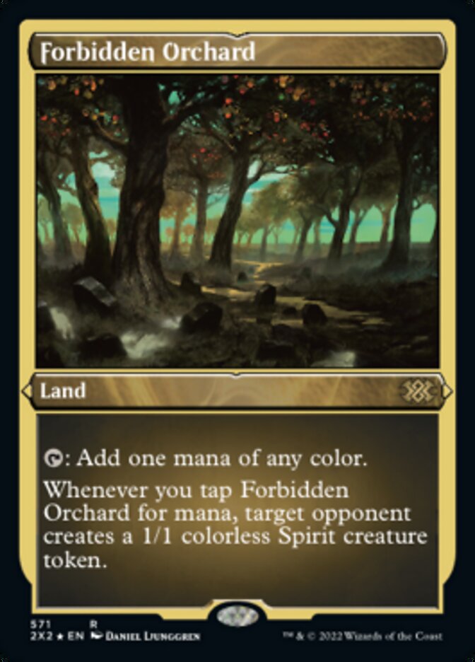 Forbidden Orchard (Foil Etched) [Double Masters 2022] | Gamer Loot