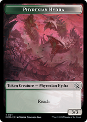 Treasure (21) // Phyrexian Hydra (11) Double-Sided Token [March of the Machine Tokens] | Gamer Loot