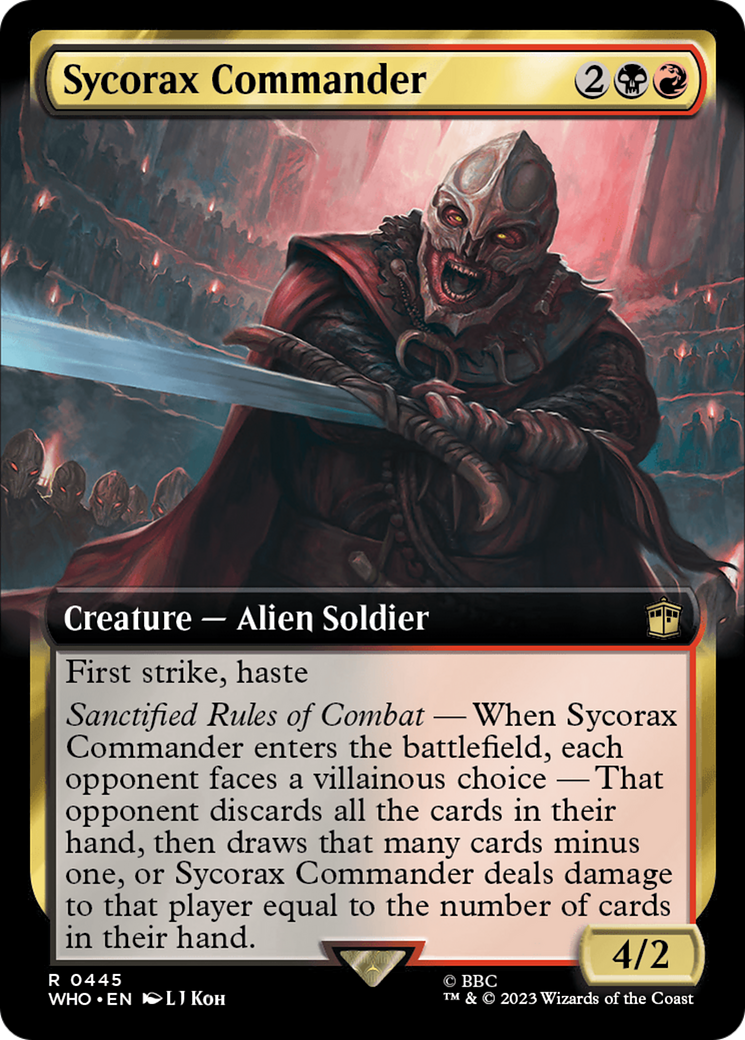 Sycorax Commander (Extended Art) [Doctor Who] | Gamer Loot