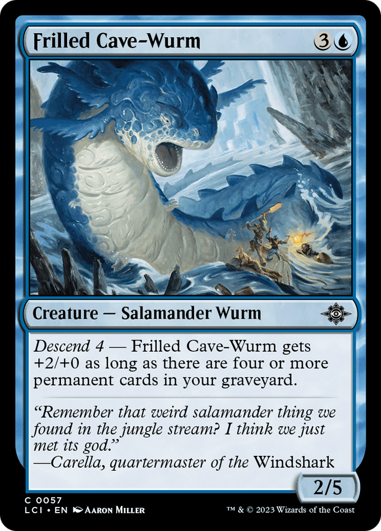 Frilled Cave-Wurm [The Lost Caverns of Ixalan] | Gamer Loot