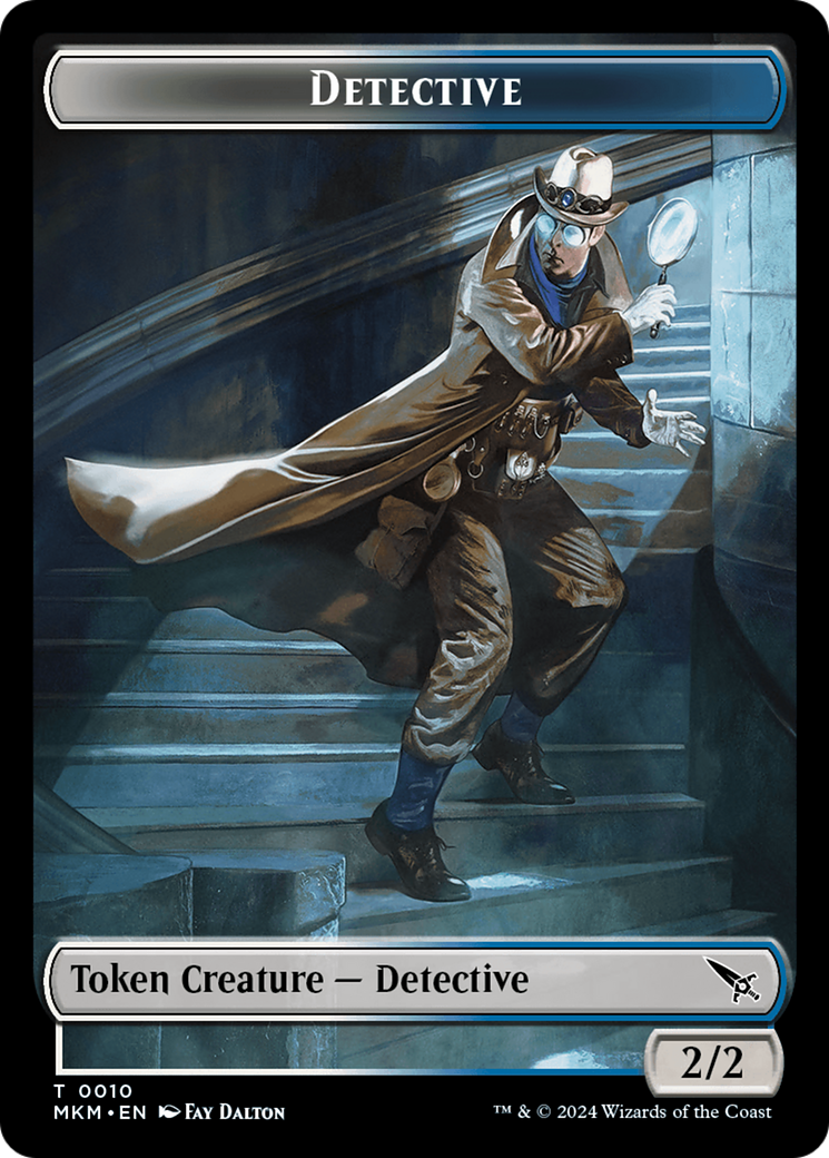 Detective // Thopter (0019) Double-Sided Token [Murders at Karlov Manor Tokens] | Gamer Loot