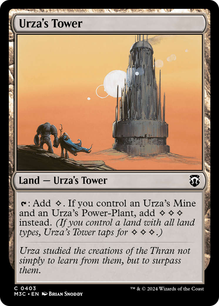 Urza's Tower (Ripple Foil) [Modern Horizons 3 Commander] | Gamer Loot