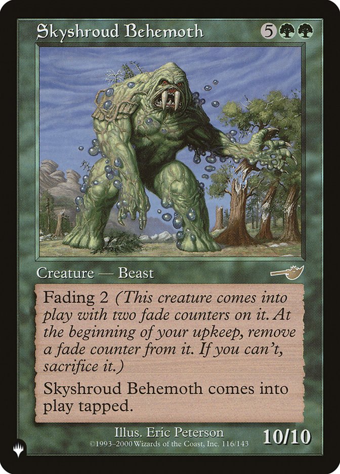 Skyshroud Behemoth [The List] | Gamer Loot