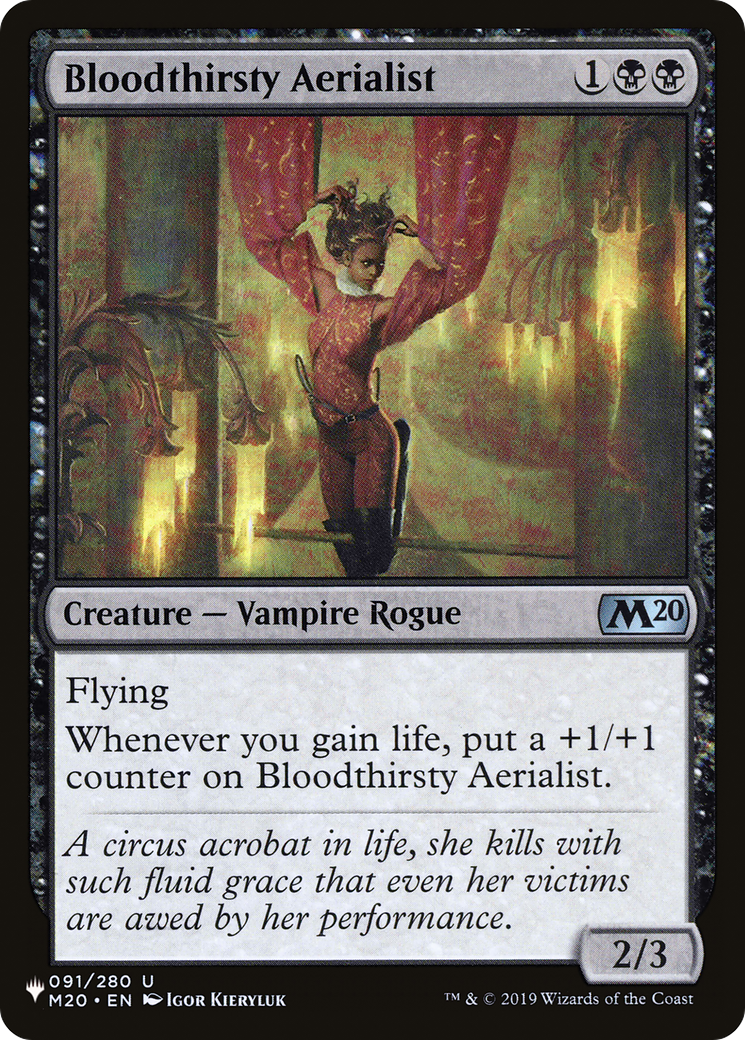 Bloodthirsty Aerialist [The List Reprints] | Gamer Loot