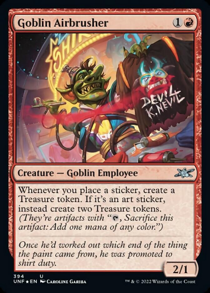 Goblin Airbrusher (Galaxy Foil) [Unfinity] | Gamer Loot