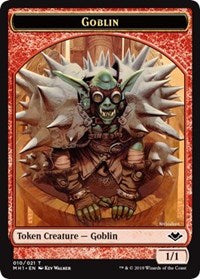 Goblin (010) // Construct (017) Double-Sided Token [Modern Horizons Tokens] | Gamer Loot