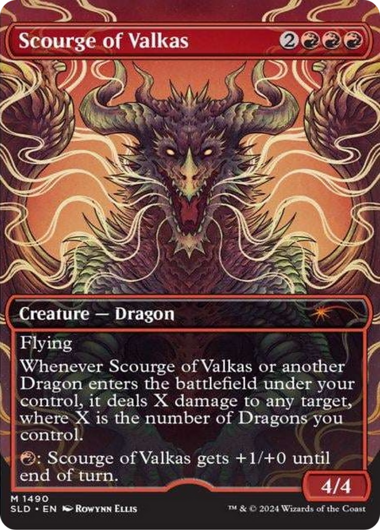 Scourge of Valkas (Rainbow Foil) [Secret Lair Drop Series] | Gamer Loot