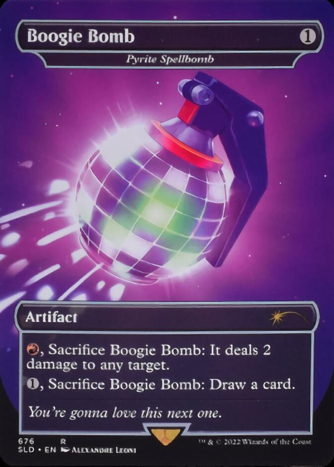 Pyrite Spellbomb - Boogie Bomb (Borderless) [Secret Lair Drop Promos] | Gamer Loot