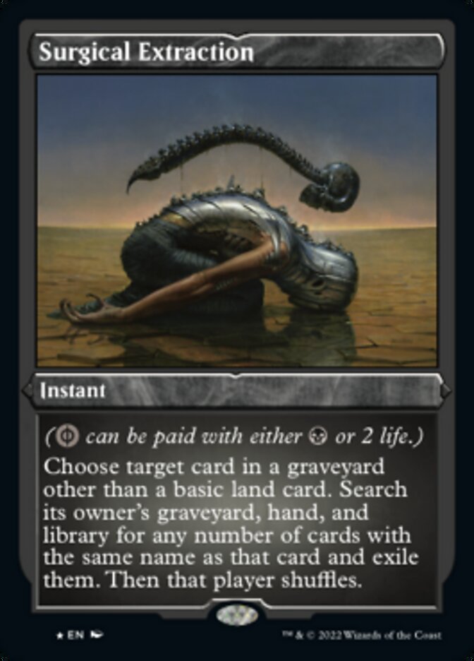 Surgical Extraction (Foil Etched) [Double Masters 2022] | Gamer Loot