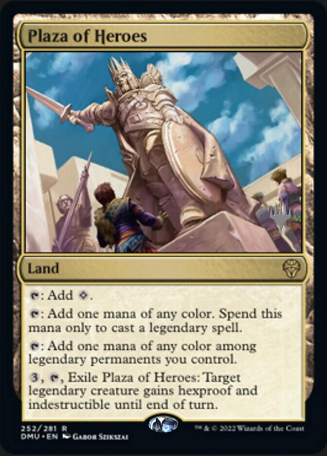 Plaza of Heroes (Promo Pack) [Dominaria United Promos] | Gamer Loot