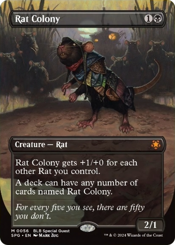 Rat Colony (Borderless) [Bloomburrow Special Guests] | Gamer Loot