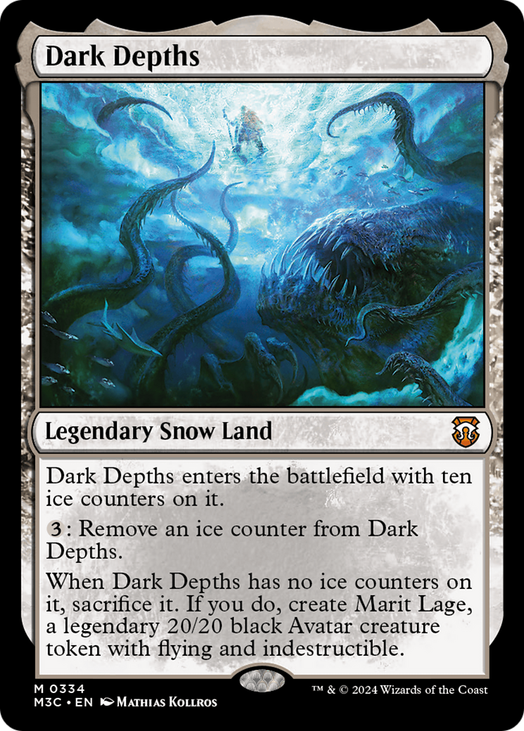 Dark Depths (Ripple Foil) [Modern Horizons 3 Commander] | Gamer Loot