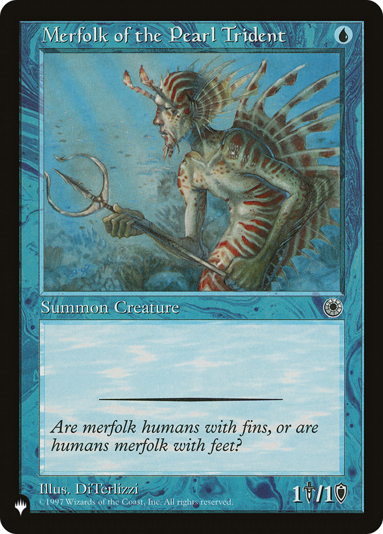 Merfolk of the Pearl Trident [The List Reprints] | Gamer Loot