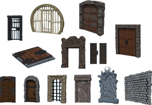 Warlock Tiles: Doors & Archways Set | Gamer Loot