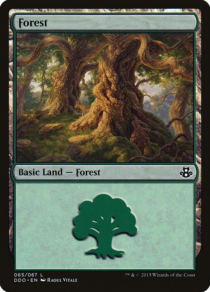 Forest (65) [Duel Decks: Elspeth vs. Kiora] | Gamer Loot