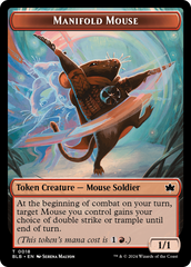 Sword // Manifold Mouse Double-Sided Token [Bloomburrow Tokens] | Gamer Loot