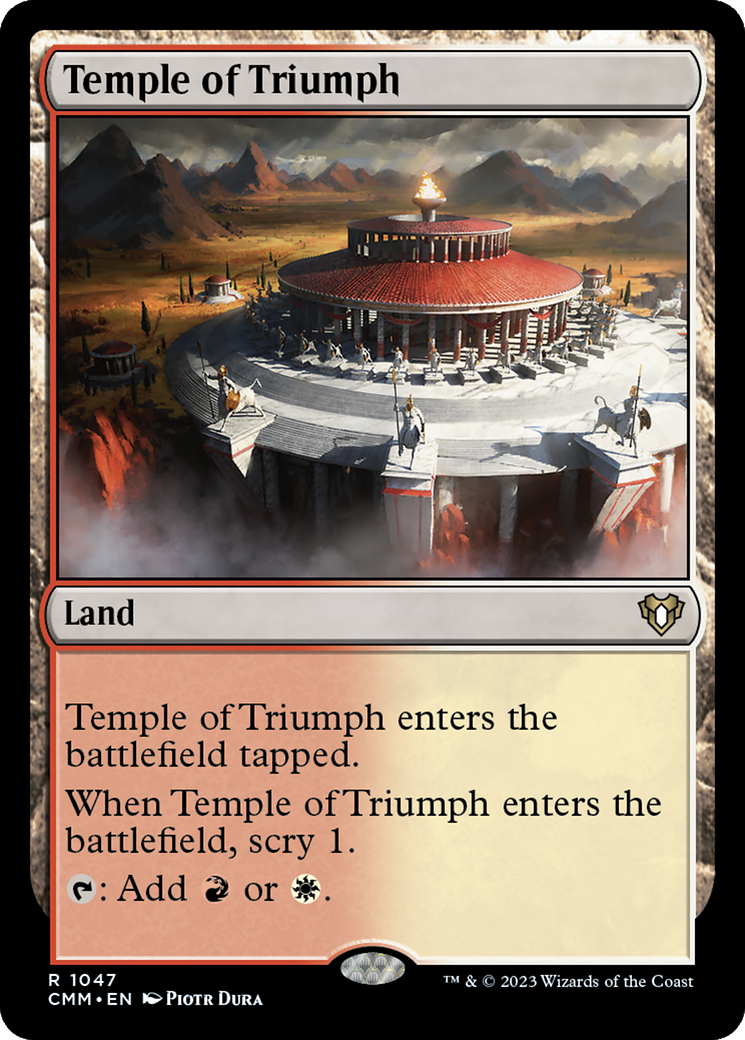 Temple of Triumph [Commander Masters] | Gamer Loot