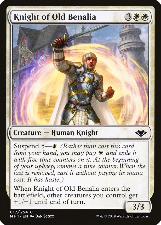 Knight of Old Benalia [Modern Horizons] | Gamer Loot