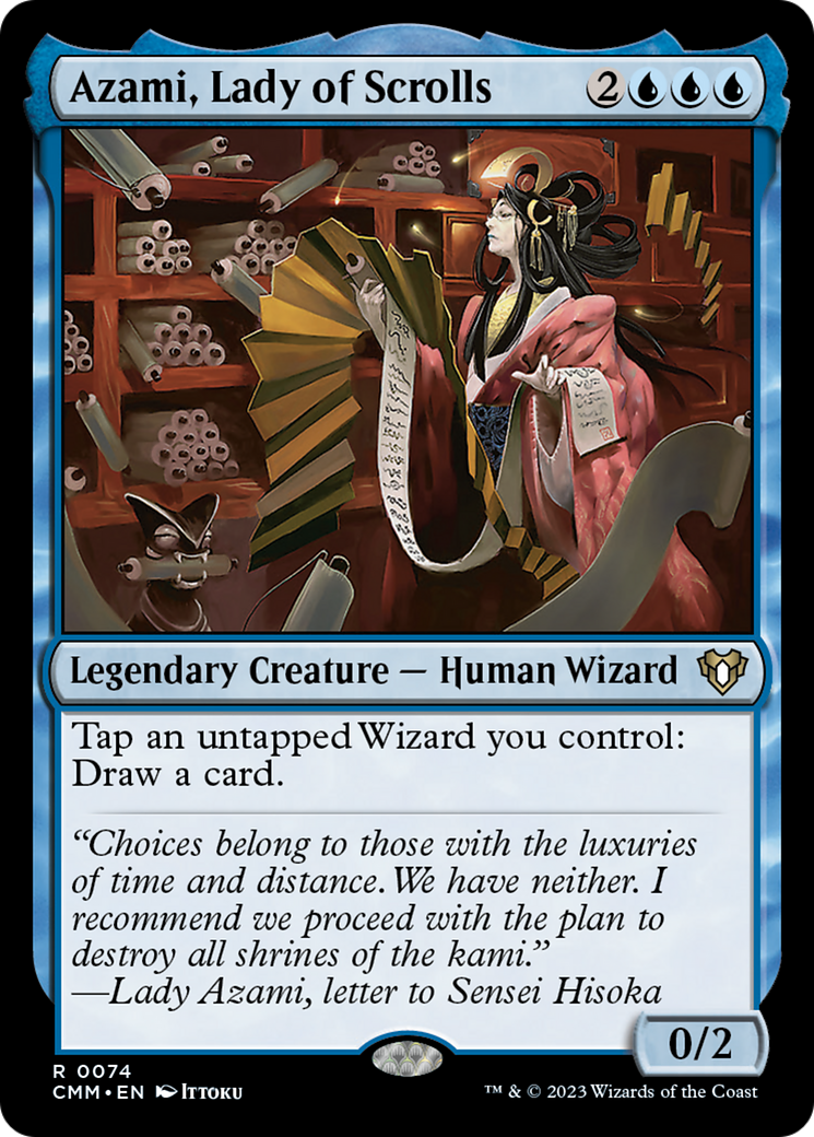 Azami, Lady of Scrolls [Commander Masters] | Gamer Loot