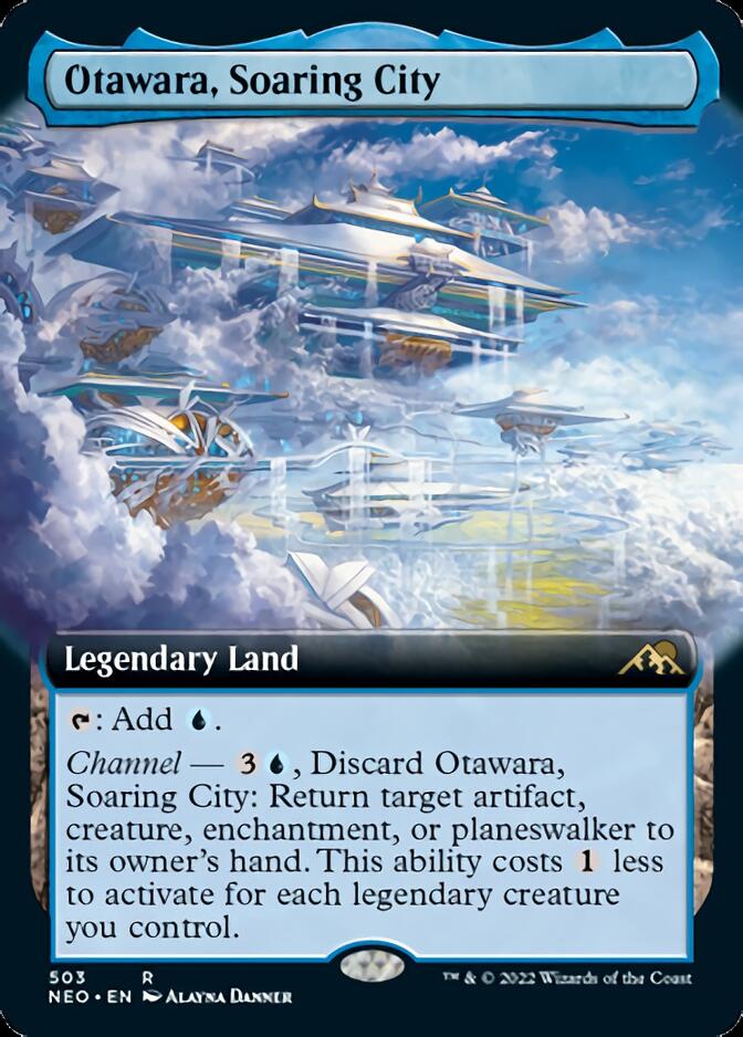 Otawara, Soaring City (Extended Art) [Kamigawa: Neon Dynasty] | Gamer Loot