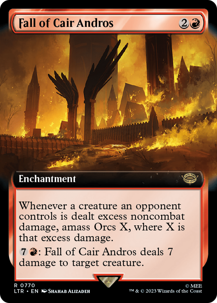 Fall of Cair Andros (Extended Art) (Surge Foil) [The Lord of the Rings: Tales of Middle-Earth] | Gamer Loot