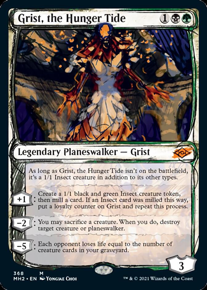 Grist, the Hunger Tide (Sketch) [Modern Horizons 2] | Gamer Loot