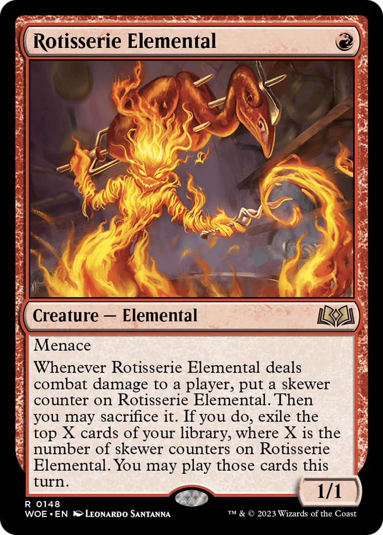 Rotisserie Elemental [Wilds of Eldraine] | Gamer Loot