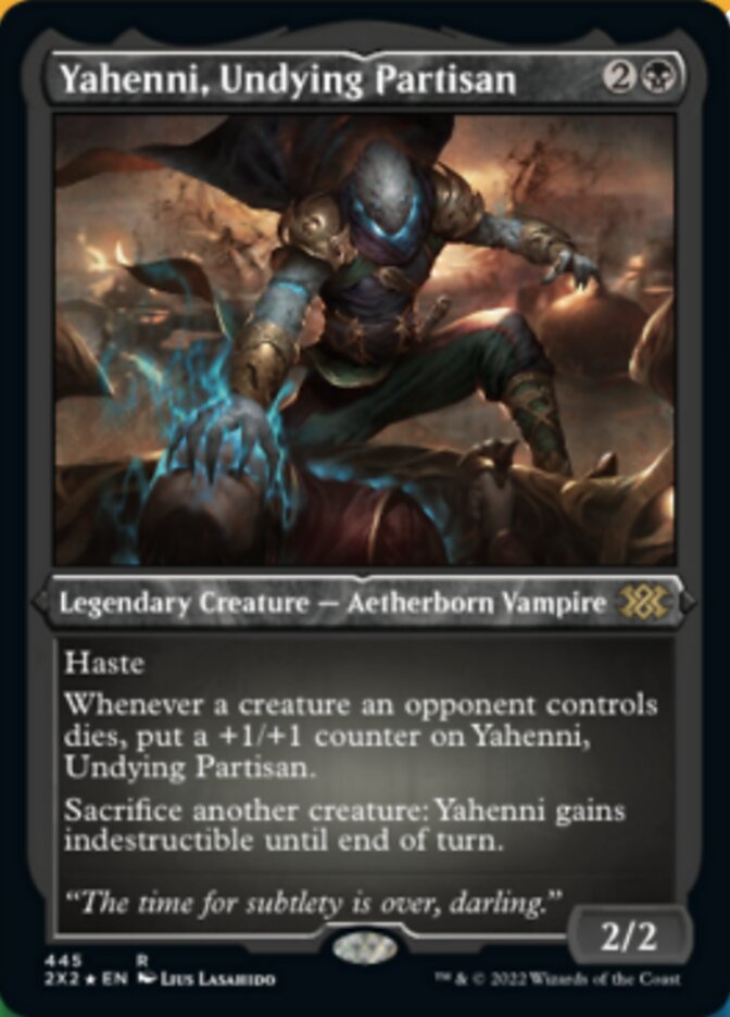 Yahenni, Undying Partisan (Foil Etched) [Double Masters 2022] | Gamer Loot