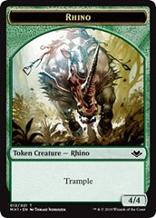 Rhino (013) // Spirit (016) Double-Sided Token [Modern Horizons Tokens] | Gamer Loot